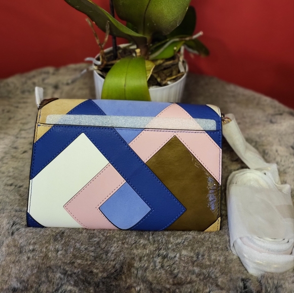 🆕TORY🎍BURCH Robinson Pieced Chain Wallet - Picture 8 of 15